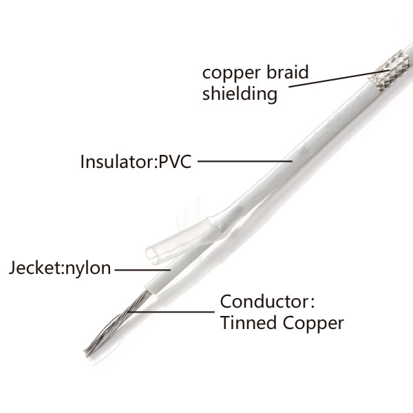 Nylon coated shielded wire FVNP